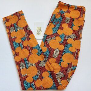 NEW Disney x Lularoe Collab Mickey Mouse Leggings Disneyland